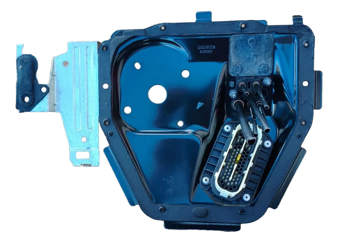 Suporte Placa Pedal Original Scania Completo 1435867